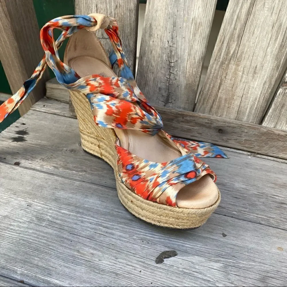 UGG Women's Lucianna Espadrille Sandals - Santorini Ikat 5.5